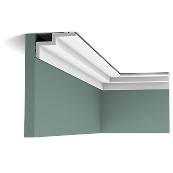 Карниз Orac Decor Полиуретан C390 STEPS д 2000 x в 60 x ш 100
